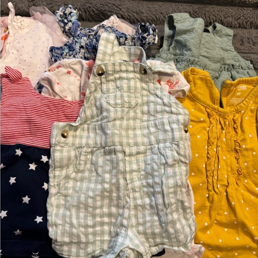 Bundle of Girls Dresses Range 3 Months to 3T - Picture 3 of 14